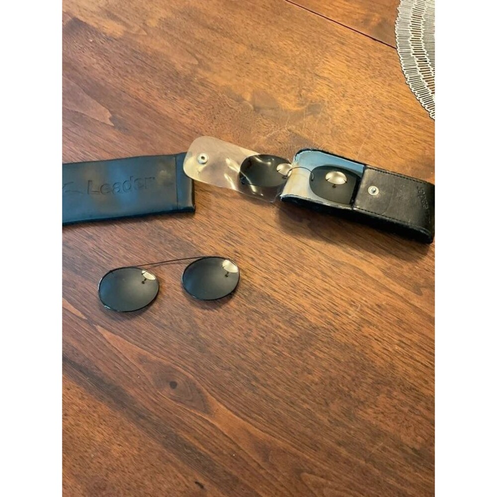 Hilco Leader Clip On Sunglasses with case